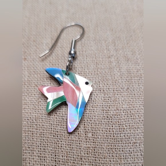 Vintage Fish Earrings - Picture 9 of 10